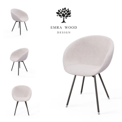 Krzesło KR-501 Ruby Kolory Tkanina Tessero 17 Design Italia 2025-2030